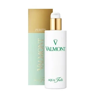 Valmont Aqua Falls mild og plejende rensevand med probiotika og præbiotika