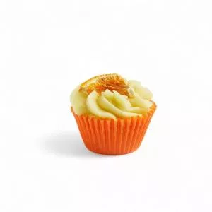 Velvety Badebombe med havtornolie - Orange - muffin (45 g)