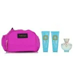 Pour Femme Dylan Turquoise + brusegel 100 ml + bodygel 100 ml + kosmetiktaske eau de toilette til kvinder