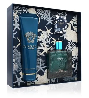 Versace Eros gavesæt 100 ml + showergel 150 ml + Eau de Toilette til mænd