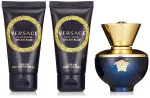 Dylan Blue Pour Femme gavesæt til kvinder parfumevand 50 ml + bodylotion 50 ml + brusegel 50 ml 50 ml + tělové mléko 50 ml + sprchový gel 50 ml
