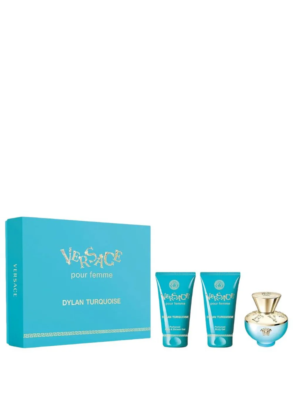 Dylan Turquoise gavesæt til kvinder eau de toilette 50 ml + shower gel 50 ml + body lotion 50 ml 50 ml + sprchový gel 50 ml + tělové mléko 50 ml