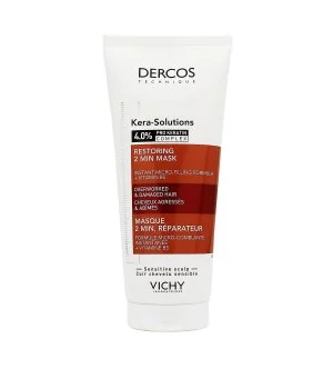 Vichy Dercos Kera-Solutions Restoring 2 Min Mask genopbyggende maske til tørt og skadet hår