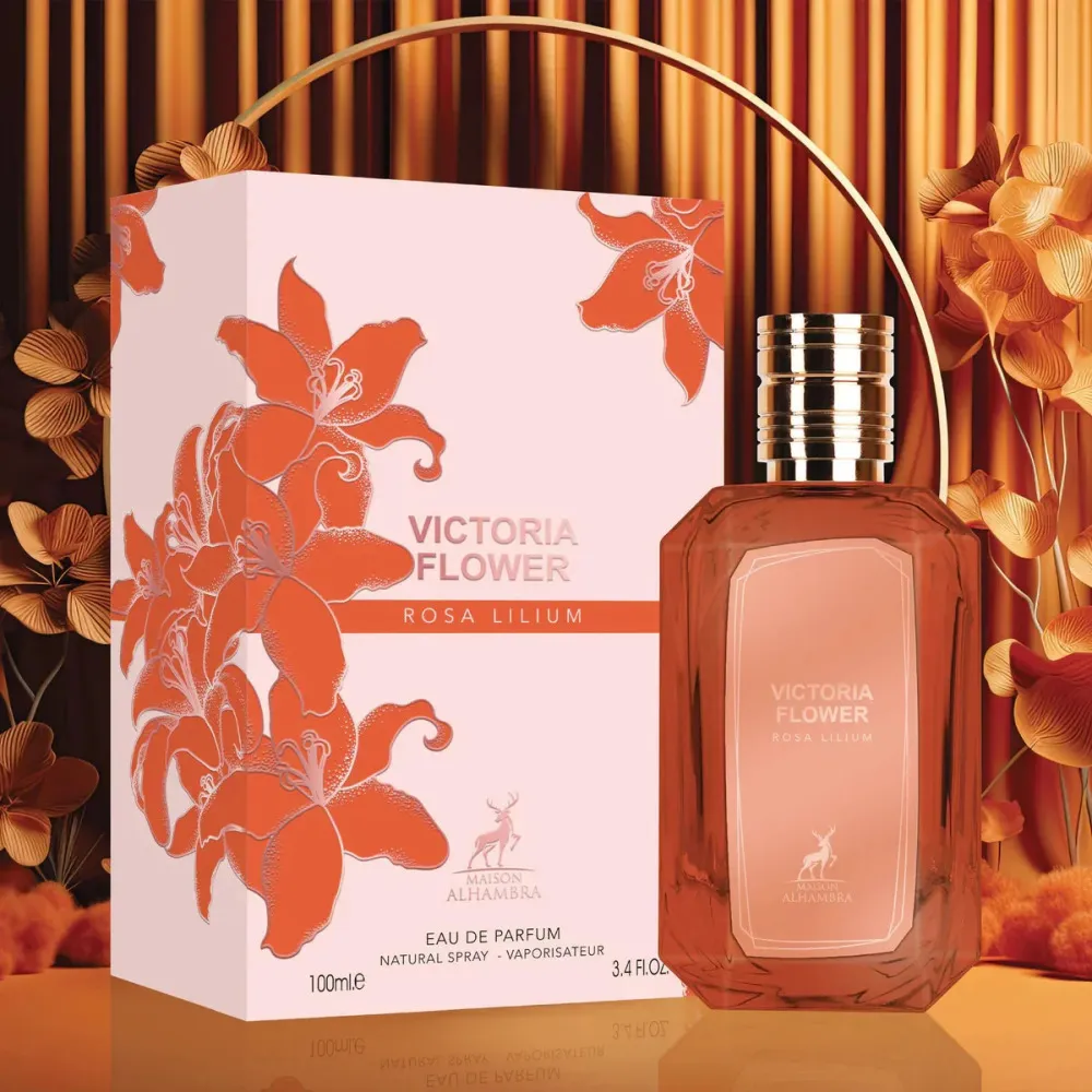 Victoria Flower Rosa Lilium Eau de Parfum til kvinder 100 ml