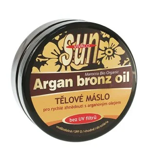 Vivaco SUN Argan Bronz Oil solsmør med økologisk arganolie uden UV-filtre