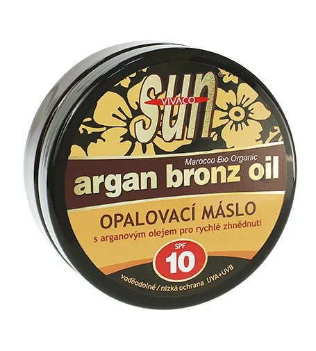 SUN Argan Bronz Oil solsmør med økologisk arganolie SPF 10 200 ml