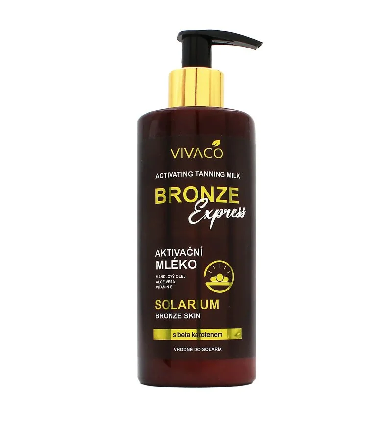 Bronze Express aktiverende solmælk til solarium 300 ml