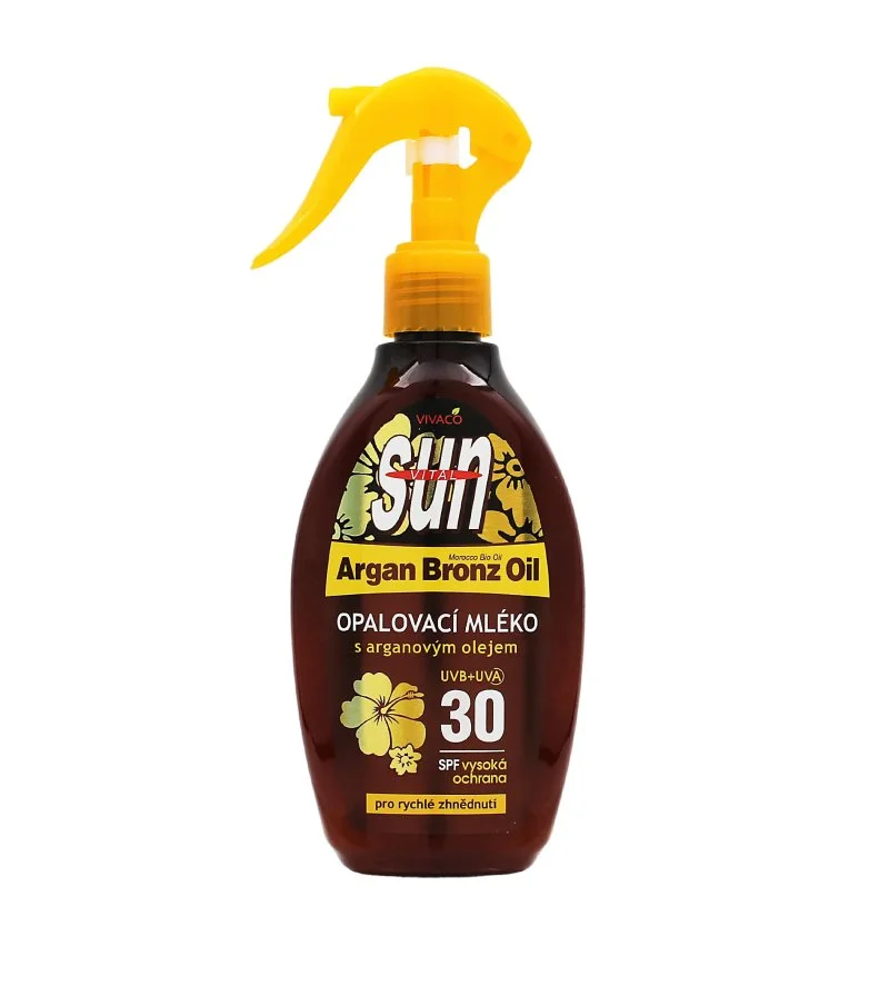 Sun Vital Argan Oil solmælk med økologisk arganolie SPF 30 200 ml