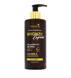Vivaco Bronze Express oplysende bodylotion med glitter