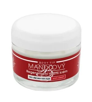 Vivaco Body Tip natcreme til ansigtet med mandelolie