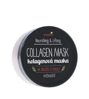 Vivaco Nourishing & Lifting Collagen Mask kollagenmaske til ansigt og dekolletage