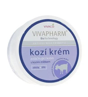 VivaPharm Goats Milk Blødgørende creme med gedemælk til ansigt og krop til kvinder