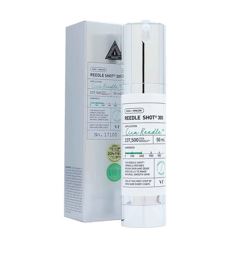 Reedle Shot 300 mikronålsbooster til ansigtet for at forbedre hudens tekstur 50 ml