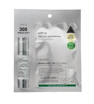 VT Cosmetics Reedle Shot 300 2 Step Mask opstrammende ansigtsmaske i ark 1,5+25 g