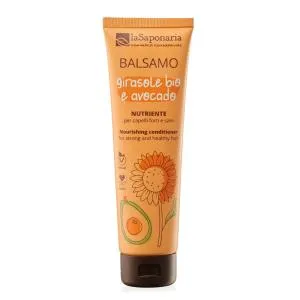 laSaponaria Nærende balsam med solsikke og avocado til tørt og skadet hår - 150 ml