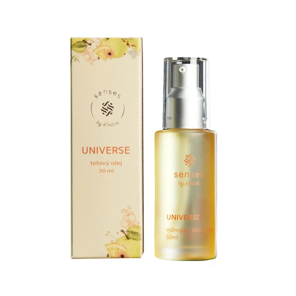 Kvitok Plejende kropsolie SENSES - Universe 50 ml