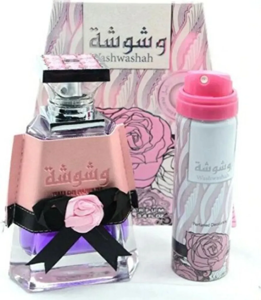 Washwashah 100 ml + DEO spray eau de parfum til kvinder 75 ml