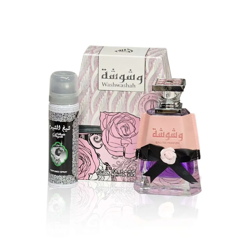 Washwashah 100 ml + DEO spray eau de parfum til kvinder 75 ml