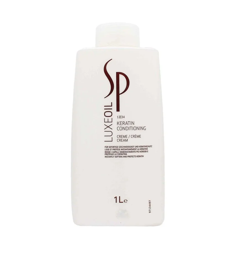 Professionals SP Luxeoil Keratin Conditioning Cream balsam med keratin til skadet hår 1000 ml
