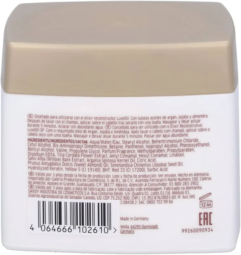 Professionals SP LuxeOil Keratin Restore Mask nærende hårmaske 400 ml