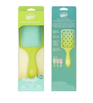 Wet Brush Paddle Detangler Feel Good hårbørste Ombre - Grøn/Blå