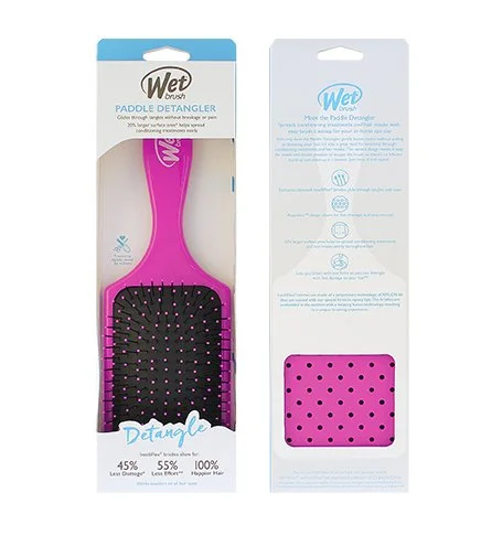 Paddle Detangler hårbørste Pink
