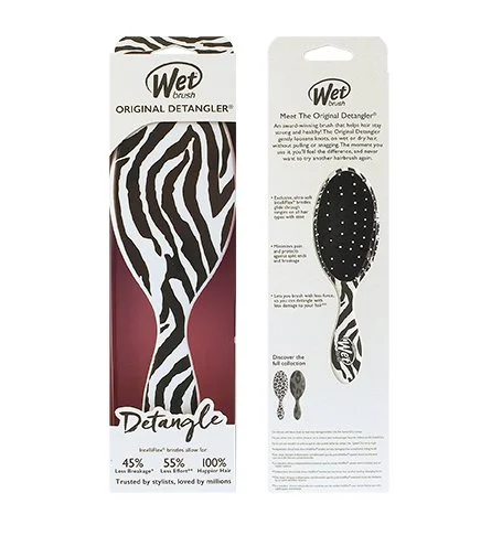 Original Detangler Safari hårbørste Zebra