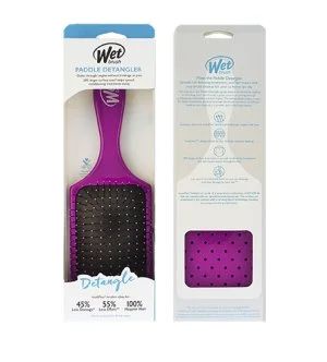 Wet Brush Paddle Detangler hårbørste Purple