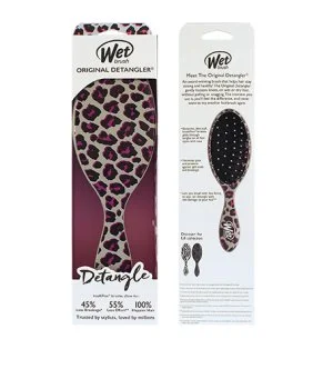 Wet Brush Original Detangler Safari hårbørste Pink Leopard