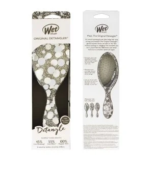 Wet Brush Original Detangler Groovy Disco hårbørste Silver