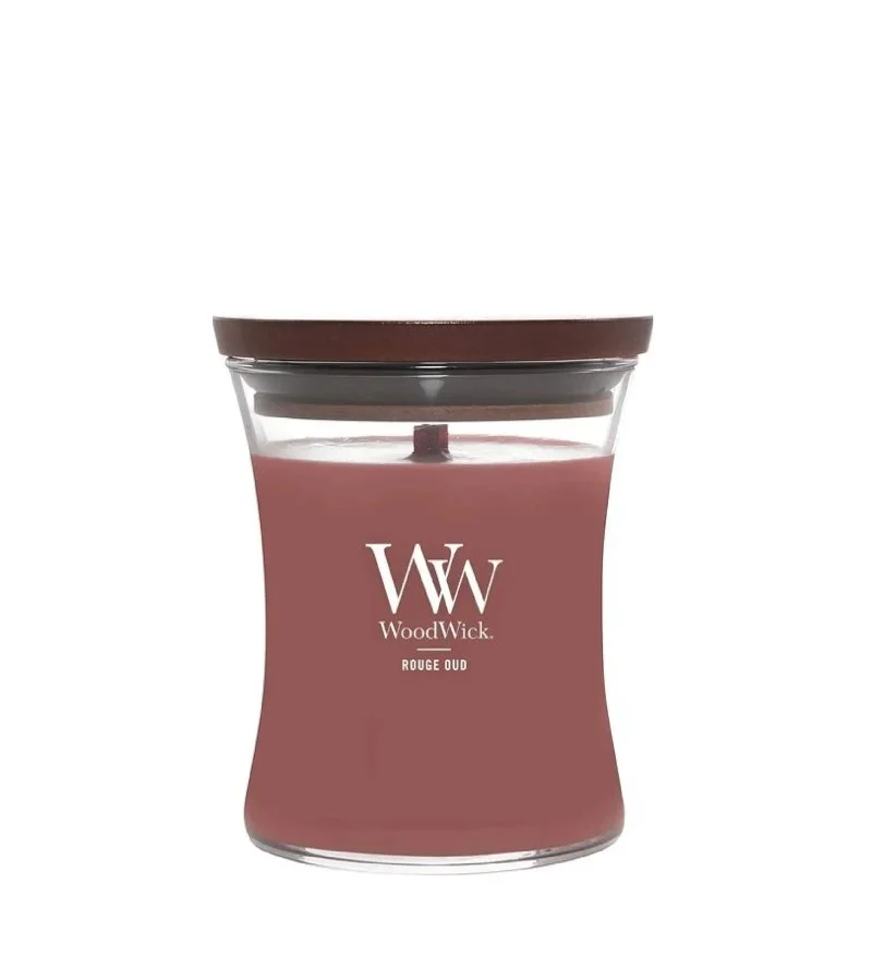 Rouge Oud duftlys med trævæge 275 g