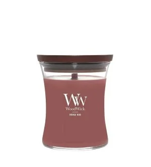 WoodWick Rouge Oud duftlys med trævæge 275 g