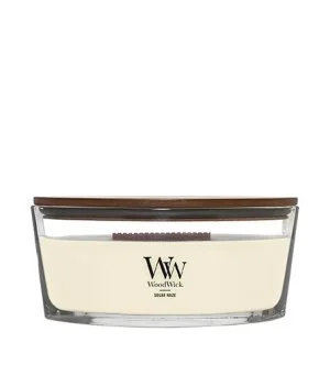 WoodWick Solar Haze duftlys med trævæge 453,6 g