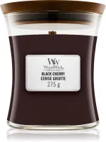 Black Cherry duftlys med trævæge 275 g