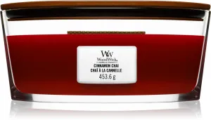 WoodWick Cinnamon Chai duftlys med trævæge 453,6 g