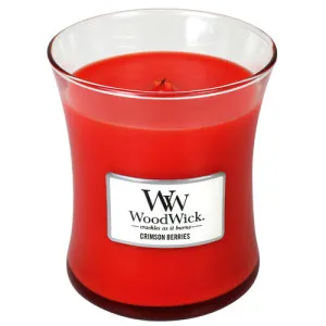 WoodWick Crimson Berries duftlys med trævæge 275 g