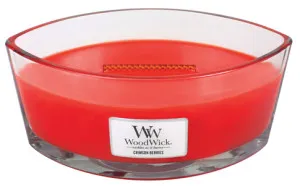 WoodWick Crimson Berries duftlys med trævæge 453,6 g