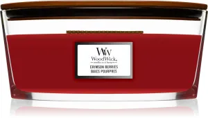 WoodWick Crimson Berries duftlys med trævæge 453,6 g