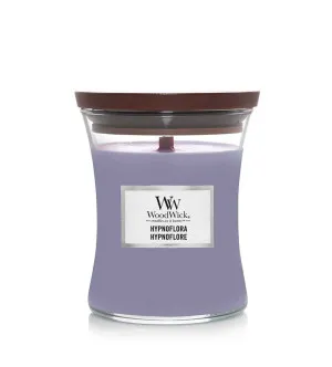 Woodwick Hypnoflora duftlys med trævæge 275 g
