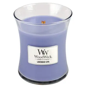 WoodWick Lavender Spa duftlys med trævæge til kvinder