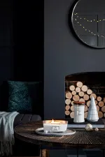 Magnolia Birch duftlys med trævæge 453,6 g