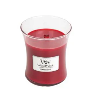 WoodWick Pomegranate duftlys med trævæge til kvinder