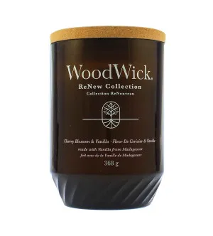 WoodWick ReNew Cherry Blossom & Vanilla stearinlys stor 368 g