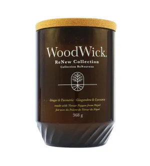 WoodWick ReNew Ginger & Turmeric stor lys 368 g