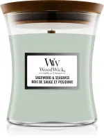 Sagewood & Seagrass duftlys med trævæge 275 g