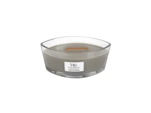 WoodWick Sand & Driftwood duftlys med trævæge 453,6 g