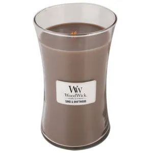 WoodWick Sand & Driftwood duftlys med trævæge 609,5 g