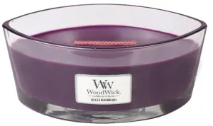 WoodWick Spiced Blackberry duftlys med trævæge 453,6 g