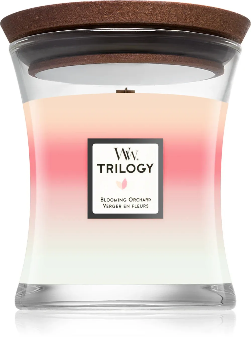 Trilogy Blooming Orchard duftlys med trævæge 275 g