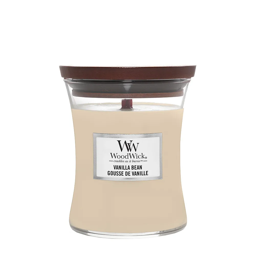 Vanilla Bean duftlys med trævæge 275 g